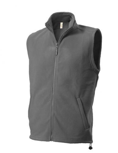 UNISEX FLEECE VEST  серый