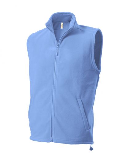 UNISEX FLEECE VEST  светло-синий