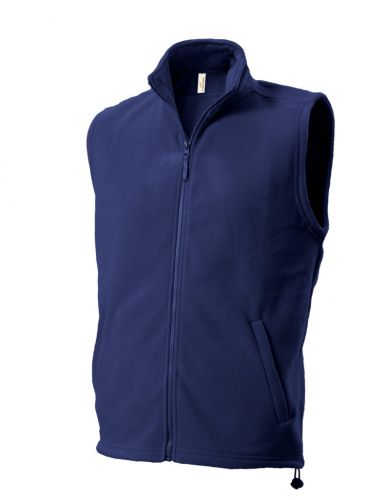 UNISEX FLEECE VEST  темно-синий